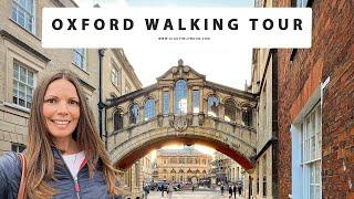 OXFORD WALKING TOUR  Oxford University Colleges  Christ Church  Covered Market  Radcliffe Camera