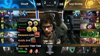 C9 vs LYN Game 3  2017 Worlds Play-In Round 2  Twitch VOD with Chat