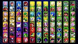 Sonic Forces Speed Battle All 88 Characters Gameplay