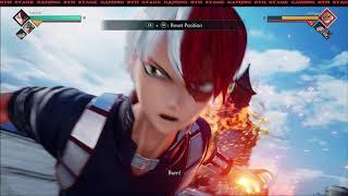 Jump Force Shoto Todoroki Moveset