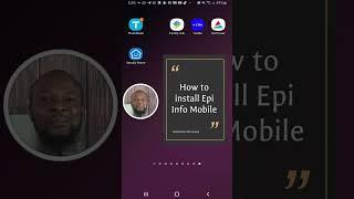 How to quickly install Epi info for Android in one minute Quick installation guide