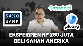 Review jujur aplikasi saham AS GoTrade Pluang Saxo Bank. Mana paling cuan?