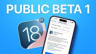 iOS 18 Public Beta 1 - Watch This Before You Update