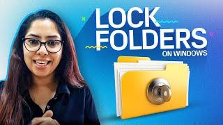 How to Lock Folder on Windows 10  Password Protect Folder on Windows PC Without Any Software
