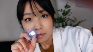 ASMR otolaryngology role play Remove earwax and perform a tympanotomy