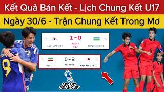 Kết Quả Chung Cuộc Bán Kết U17 Châu Á Ngày 306  Lịch Thi Đấu Chung Kết U17 Châu Á 2023