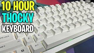 10 Hours Typing  THOCKIEST Mechanical Keyboard  Gaming Keyboard ASMR NO TALKING