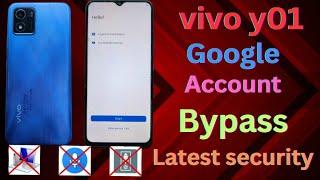 Vivo Y01 V2166 Frp bypass android 12  Vivo y01 google account bypass new method 2024