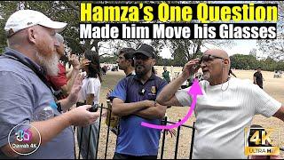 Preacher Moved his Glasses with One Question Hamza Speakers Corner