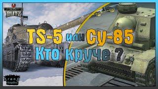 НОВАЯ ПТ-САУ TS-5 ИЛИ СТАРЫЙ СУ-85? - World of Tanks Blitz