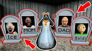 Baby Granny vs Ice Scream Granny Baldi vs R.I.P. - funny horror animation 30 minutes with Granny