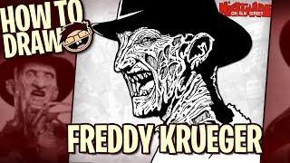 How to Draw FREDDY KRUEGER A Nightmare on Elm Street  Narrated Easy Step-by-Step Drawing Tutorial