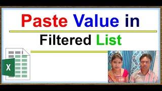 paste data in filtered list excel sheet paste values in filtered cells only   excel