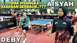 TIDAK DISANGKA KEADAAN BERBALIK..??? DEBYSTONI VS ASIYAHAIF LIGA TENIS MEJA INDONESIA