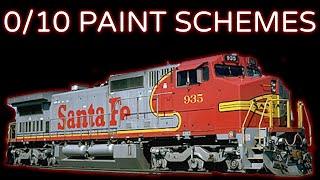 WORST Railroad Paint Schemes of North America