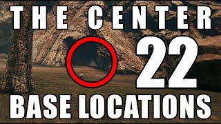 ARK The Center - 22 Base Locations... rat holes alpha spots hidden locations and more...