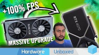 The Big Upgrade RTX 2070 to RTX 4070 40 Game Benchmark 1080p 1440p & 4K