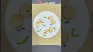 How to make simple chicks from orange peel #drawing #draw #painting I Chill how to draw