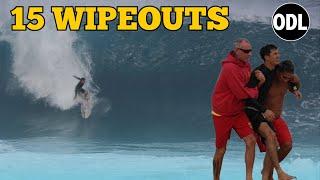 Serious INJURY At Pipeline This Morning  15 Wipeouts Over Shallow Reef