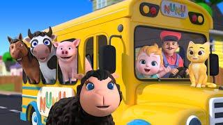 Wheels On The Bus With Animals + Old MacDonald + More Nursery Rhymes   Baby Zo Zo Nursery Rhymes