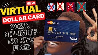 New Way to Create a Free Virtual Dollar Card with No Limits or KYC  Tutorial 2023