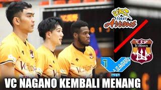 VC.NAGANO MENANG SAAT VS TORAY ARROWS V LEAGUE DIVISION MEN_LIGA JEPANG