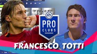 FIFA 22 Francesco Totti Pro Clubs Creation