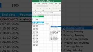 Calculate salary in excel