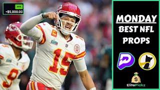 NFL PRIZEPICKS BEST BETS TODAY 19-9 NFL RUN  PLAYER PROPS Monday October 7th #nflpicks