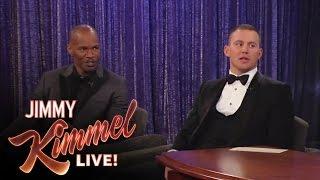 Channing Tatum and Jamie Foxx on Jimmy Kimmel Live After the Oscars PART 1
