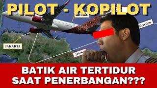 PILOT BATIK AIR  ID6723 TIDUR DI UDARA 25-JAN-2024 KOQ BISA???