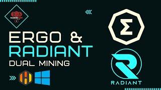 Ergo ERG and Radiant RXD Dual Mining Tutorial