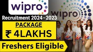 Wipro Recruitment 2024 Wipro OFF Campus Drive For 2024  2023 Batch WIPRO Hiring Process Explained