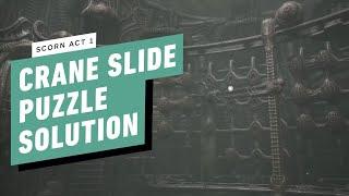 Scorn Act 1 - Crane Slide Puzzle Solution