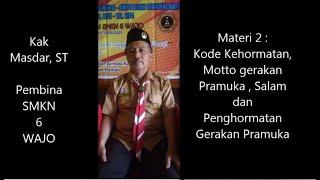 Pelatihan Pramuka Wajib Materi 2