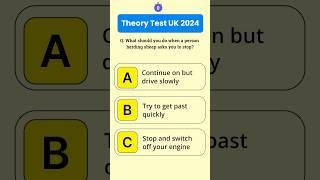 Theory test Revision 2024 #shorts #dvsa