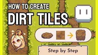 Pixel Art Dirt Tile Tutorial  Here is How I Design My Tile Sets Step-by-Step