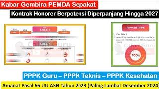 Alhamdulillah Sinyal Kuat Honorer Tidak Dihapus Desember 2024  Solusi Formasi PPPK 2024 Sedikit