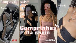 ABRINDO COMPRINHAS da SHEIN *Roupas De Paty* Tênis Salto vestido