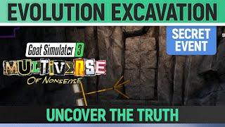 Goat Simulator 3 Multiverse of Nonsense - Secret Event - Evolution Excavation