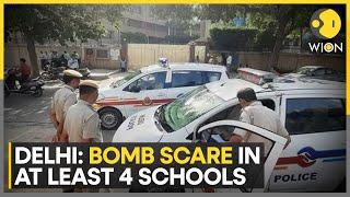 Bomb scare Delhi schools get bomb threat call children evacuated  News Alert  WION