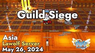 Guild Siege Lv 80 Lawolf Server May 26 2024  Flyff Universe