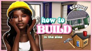 how to build REALISTIC houses in the sims ‍️   sims 4 tutorial