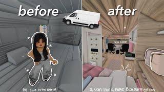 I Transformed a Work Van into a Mobile Home   Bloxburg Roleplay  wvoice