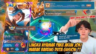 LINGKU AKHIRNYA BISA MABAR BARENG DUTA GUSION JONATHAN LIANDI ? SAMPE DAPET SKIN GRATIS WKWK - MLBB