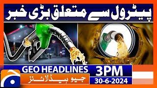 Aurangzeb eyes IMF deal after tax-heavy budget approved  Geo News 3 PM Headlines  30 June 2024