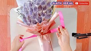 Cara membuat Buket Uang dengan mudahTutorial MudahIde KejutanKath Ideal