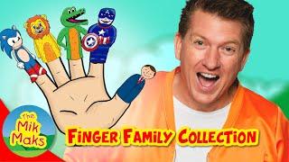 Finger Family Collection  9 Finger Family Songs  Nursery Rhymes  The Mik Maks