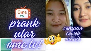 Ome Tv ular kasur prank - ketemu cewek bar bar @ompbvrandom8195