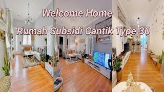 House Tour Rumah Subsidi ️ Minimalis Cantik Type 30 Murah Aesthetic